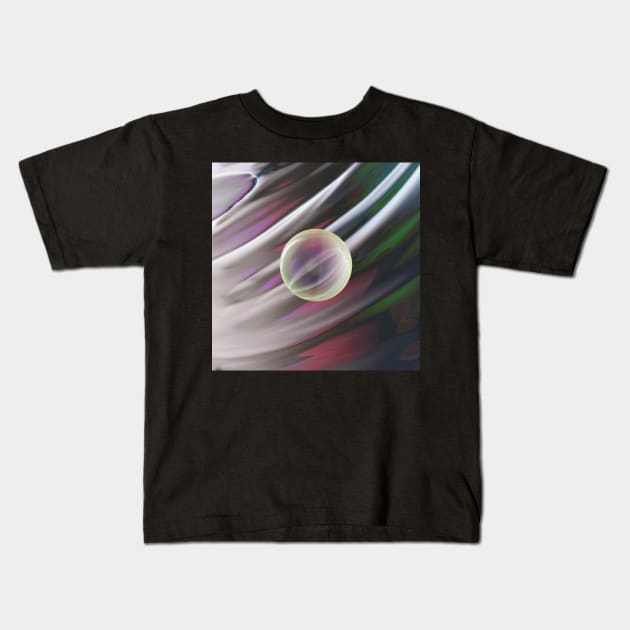 space bubble Kids T-Shirt by Pacesyte